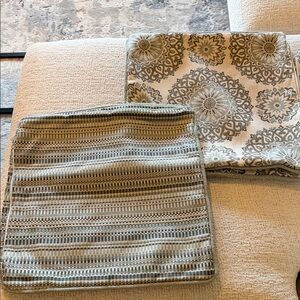 Set of Five Patterned Pillow Covers
